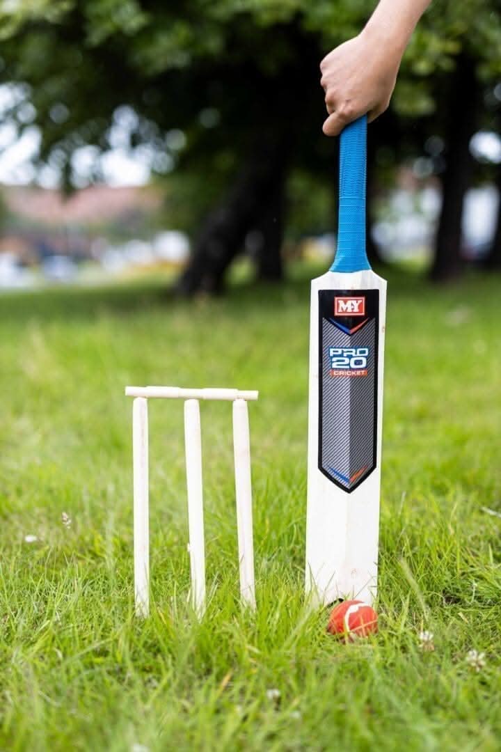 Novelty 8 Piece Wooden Cricket Set & Carry Bag