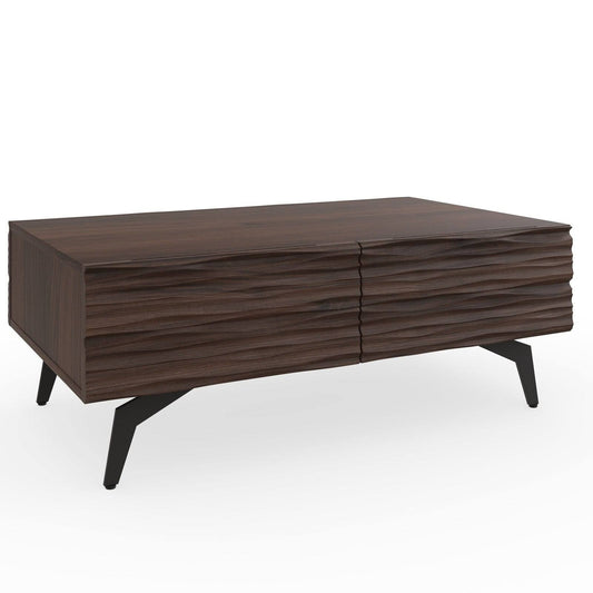 Bantham Coffee Table Dark Walnut 4 Drawers