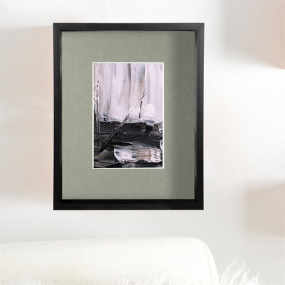 8" x 10" Black 3D Deep Box Photo Frame - with 4" x 6" Mount