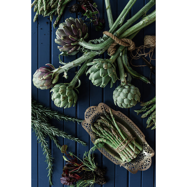 Artichoke & Asparagus Cotton Tea Towel