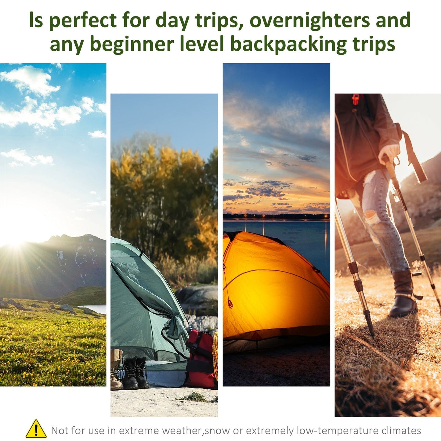 Camping Tent 8 Man 400 x 275 x 210 cm Waterproof