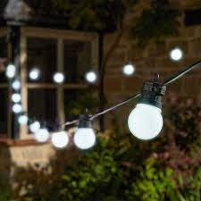 Party Garden String Lights Cool White - Set of 10