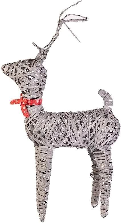 Christmas Woven Decorative Dancer Reindeer