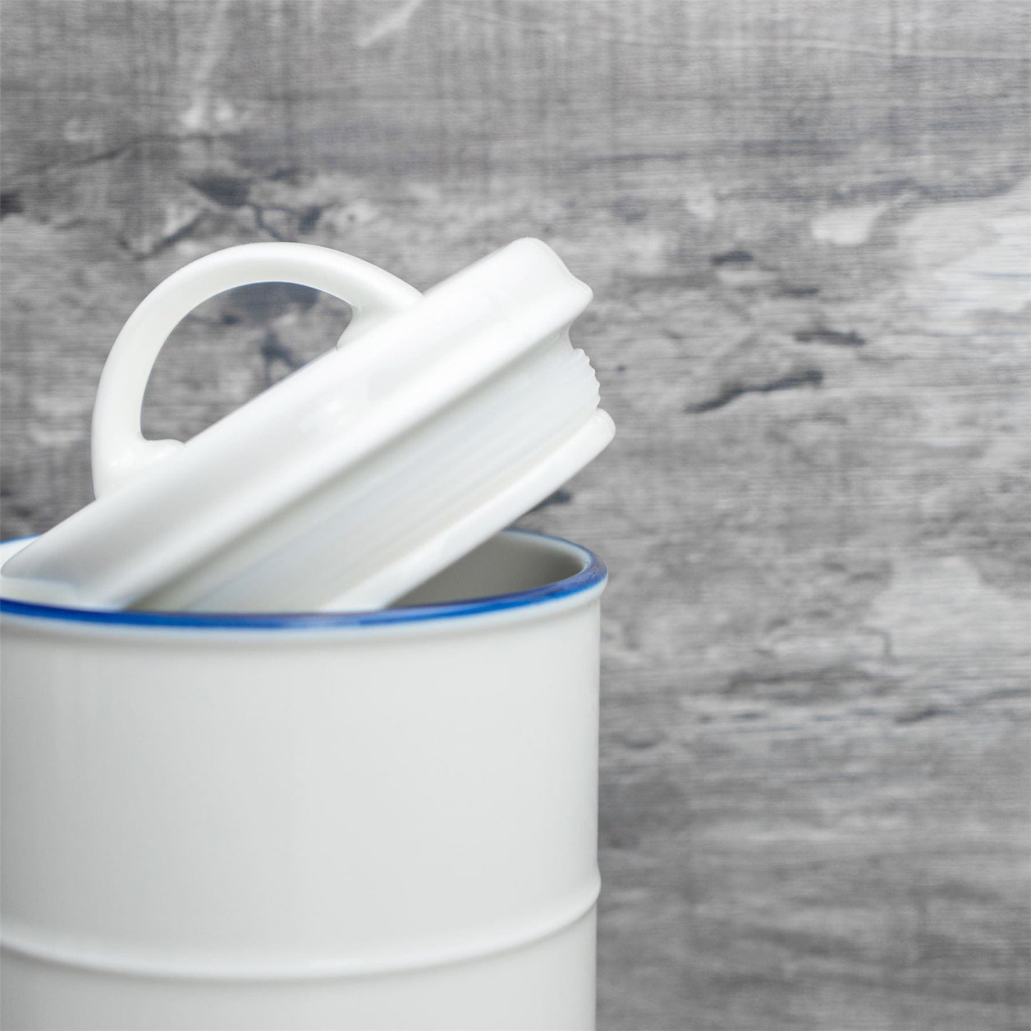 Farmhouse White Sugar Canister