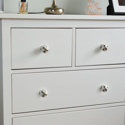 Round Spot Ceramic Cabinet Knob