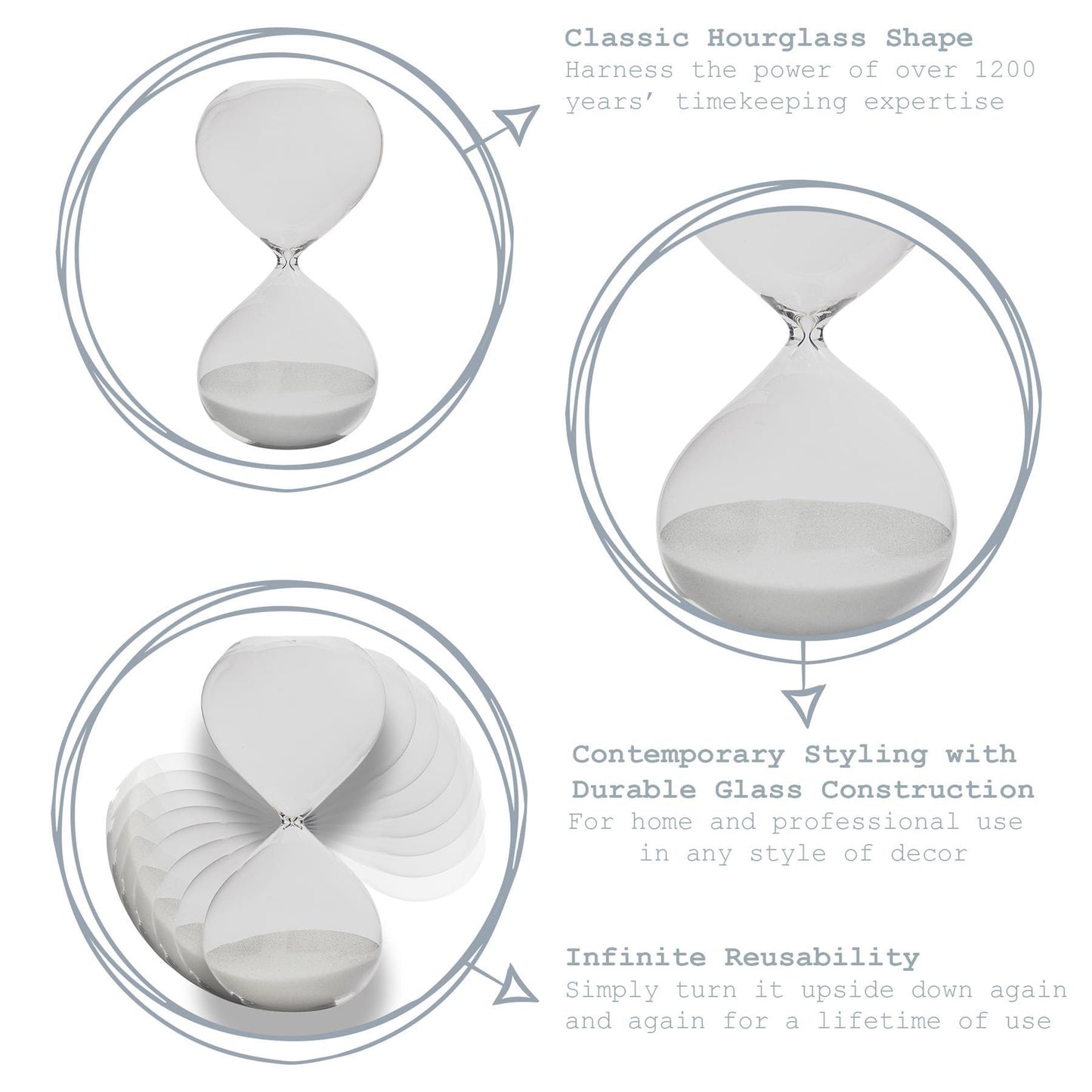 30 Minute Glass Sand Timer