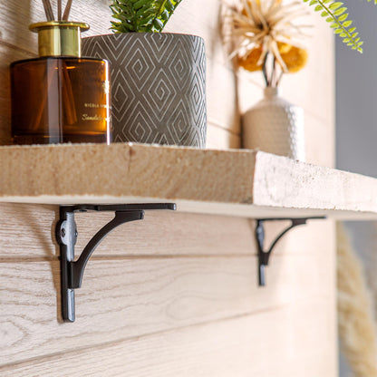 100mm Curved Iron Shelf Bracket