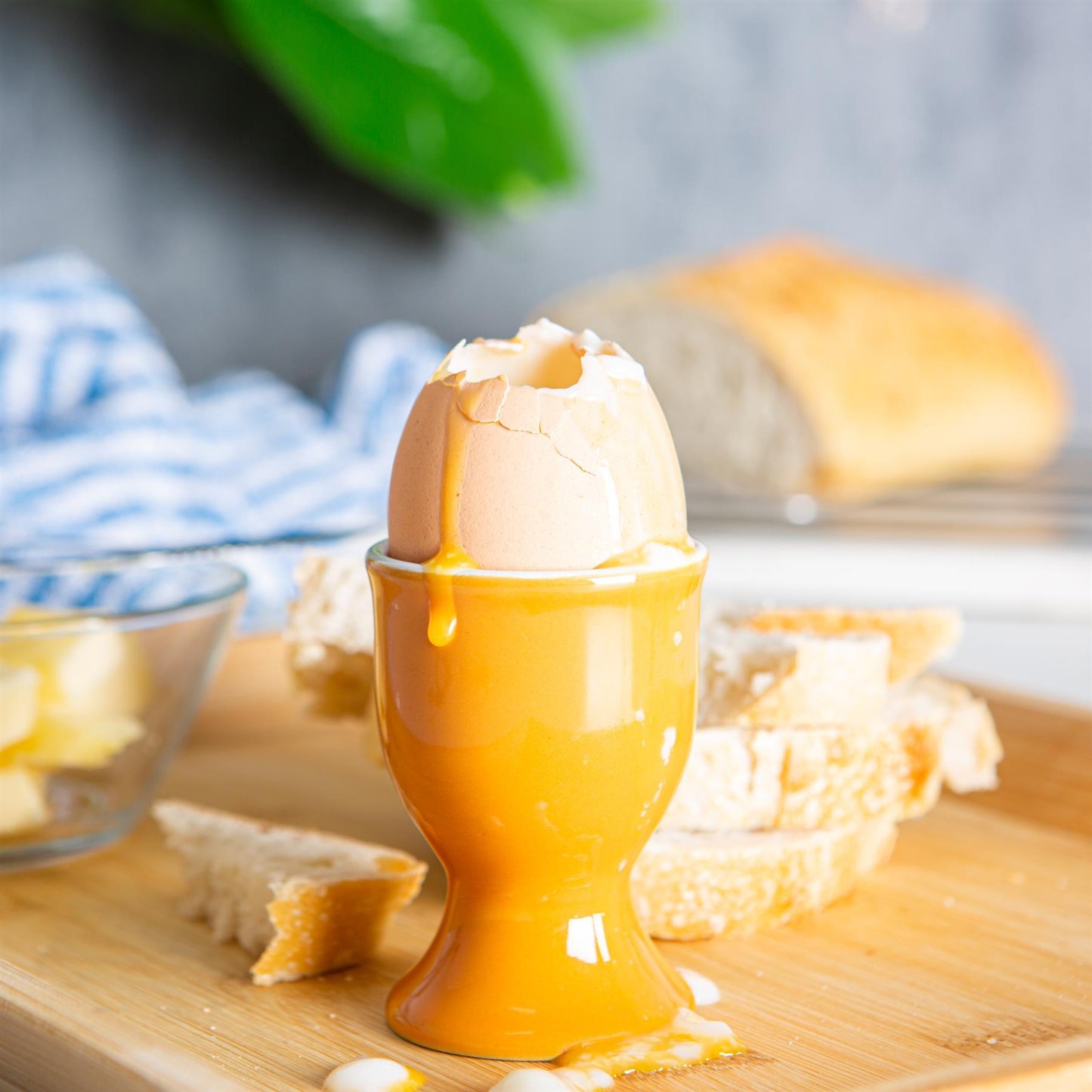 Coloured Stoneware Egg Cups - Pack of Two