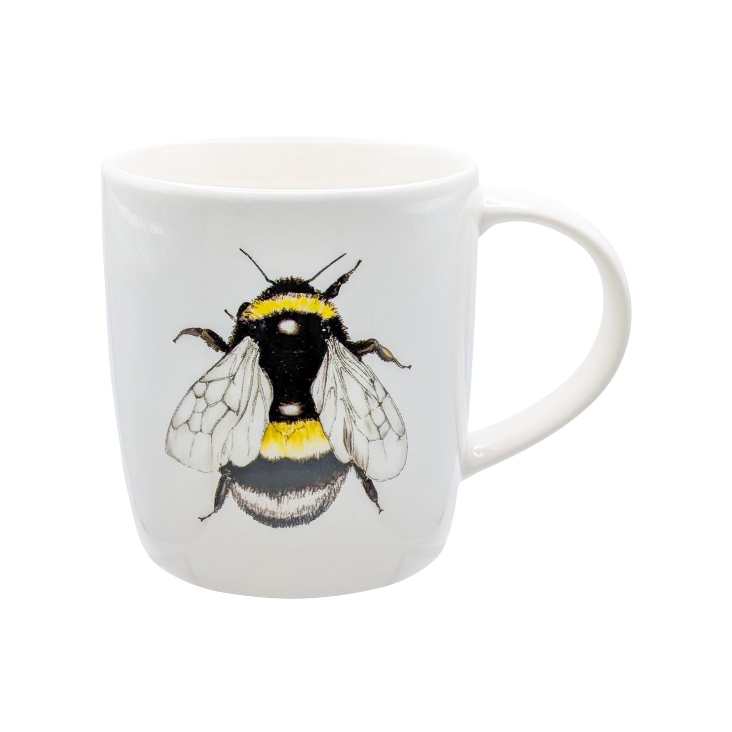 350ml Single Bee Simply Home Stoneware Mugs - Pack of Six