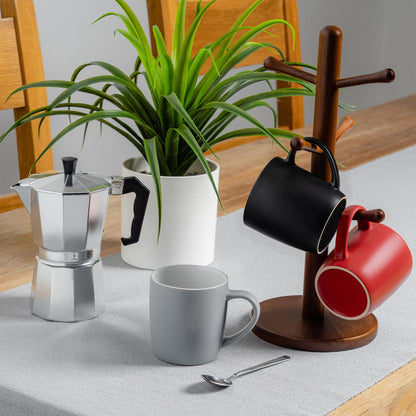 350ml Matt Yellow Coloured Coffee Mugs - Pack of Six