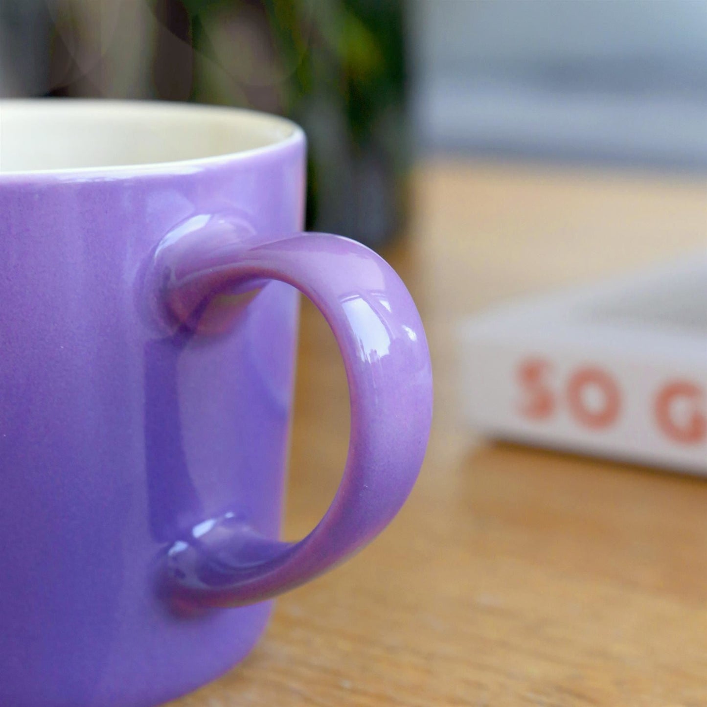 330ml Purple New Bone China Ombre Mug