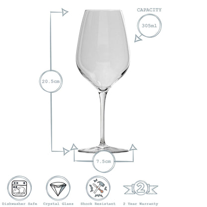 305ml Inalto Tre Sensi Wine Glasses - Pack of Six