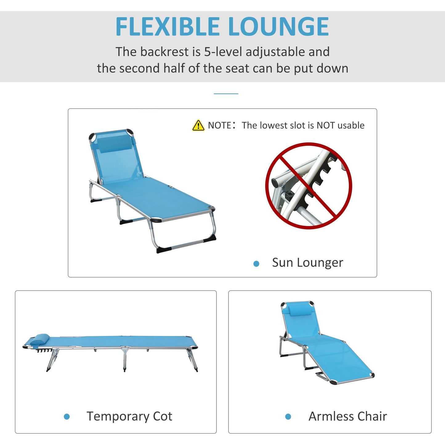 Foldable Sun Lounger