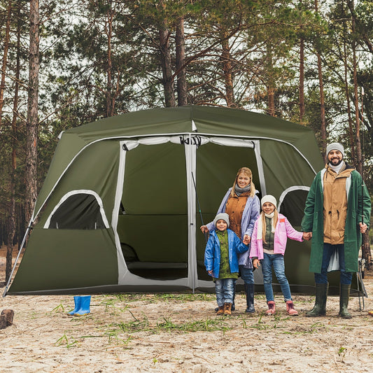 Camping Tent 8 Man 400 x 275 x 210 cm Waterproof
