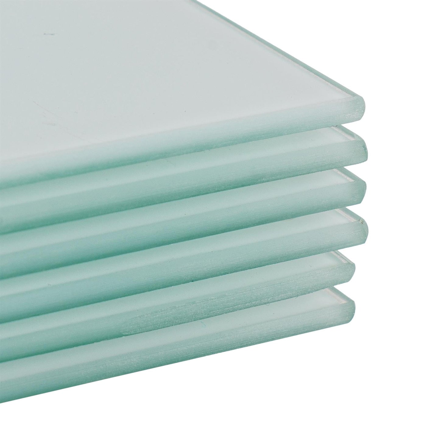 12pc 30cm x 20cm Glass Placemats & Coasters Set