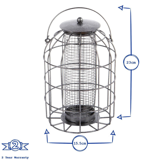 Squirrel-Proof Metal Nut Bird Feeder