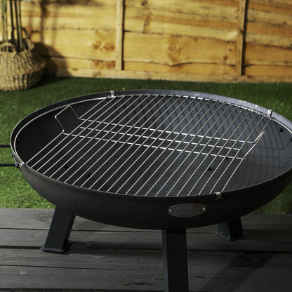 72.5cm Round Fire Pit Grill
