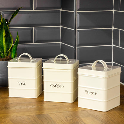 Vintage Metal Tea Canister