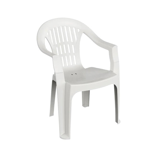 Irem Garden Dining Chairs - White - Pack of 6