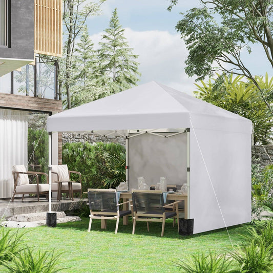 3 x 3 M Pop Up Gazebo with 2 Sidewalls
