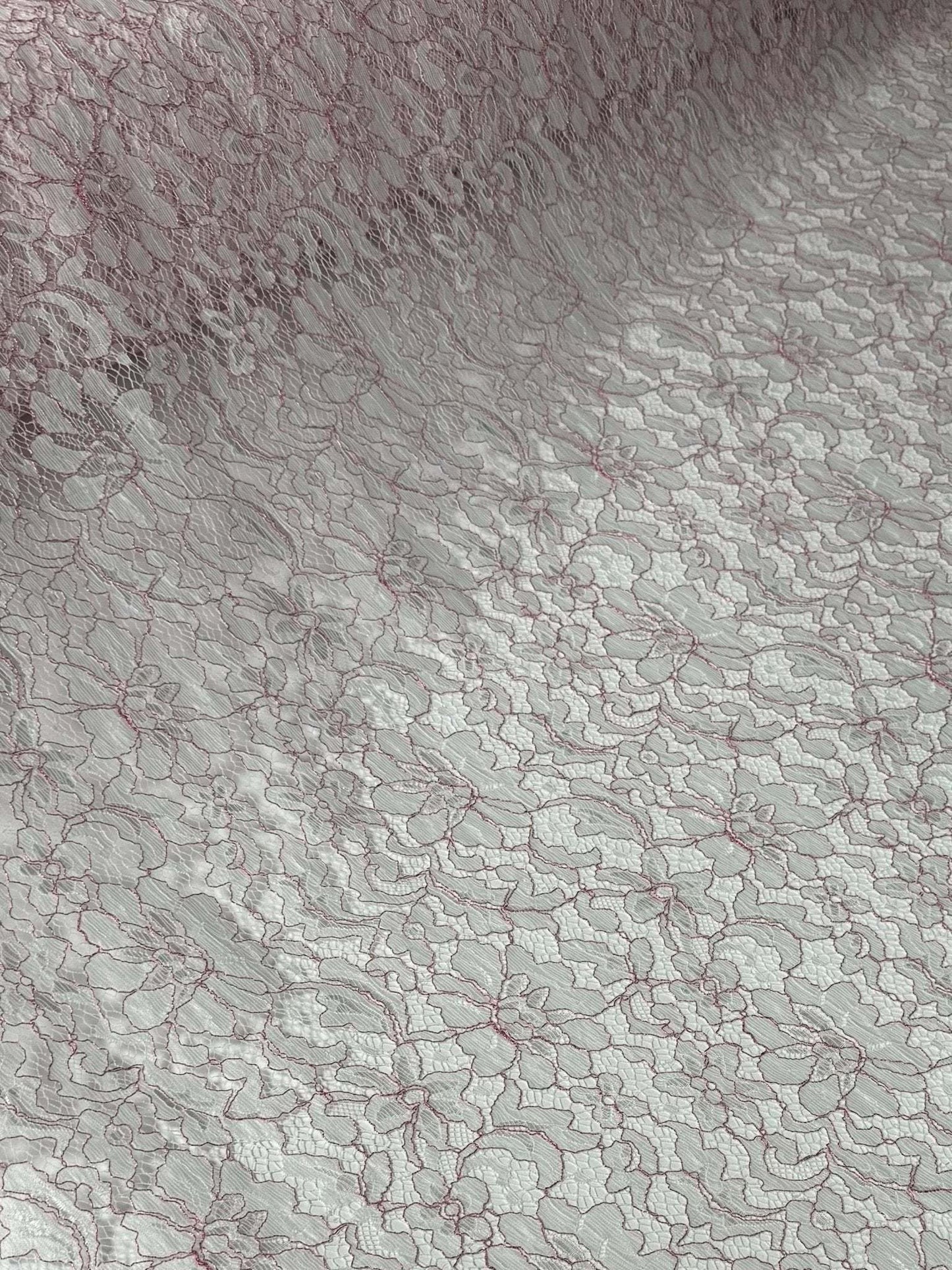 Elegant Lace Embroidered Fabric