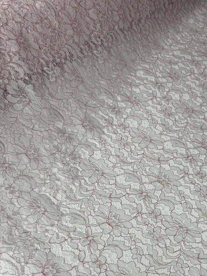 Elegant Lace Embroidered Fabric