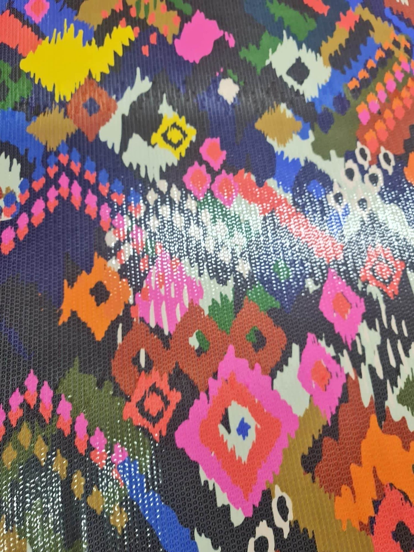 Ethnic Pattern Sequin Fabric, 2- Way Stretch Sequin Fabric By The Yard