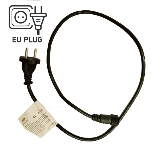 European EU Plug Section for Heavy Duty String Lights