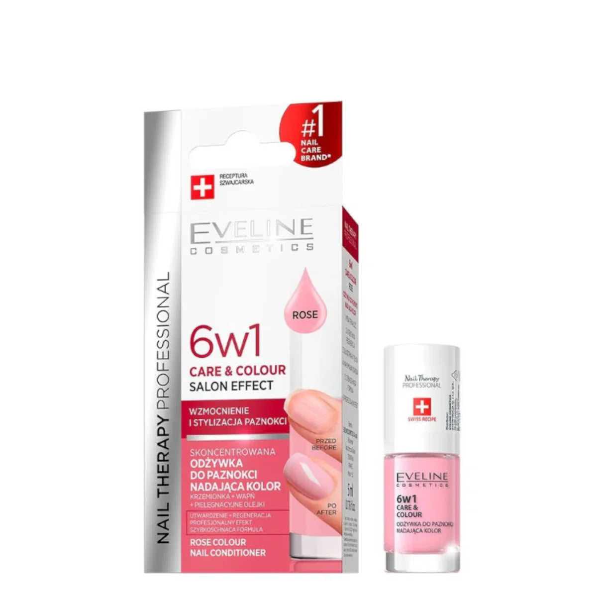 Eveline Nail Therapy 6in1 Care & Colour Nail Conditioner