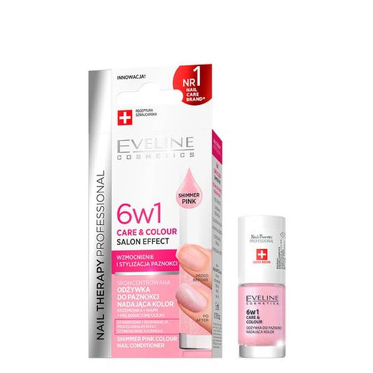 Eveline Nail Therapy 6in1 Care & Colour Nail Conditioner