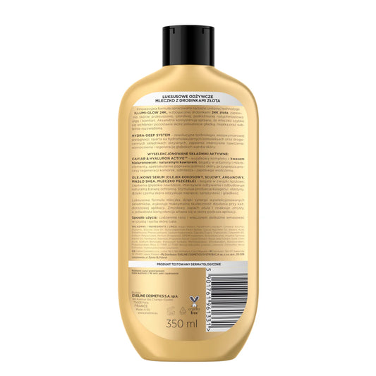Eveline Luxury Nourishing Body Milk with Gold Particles