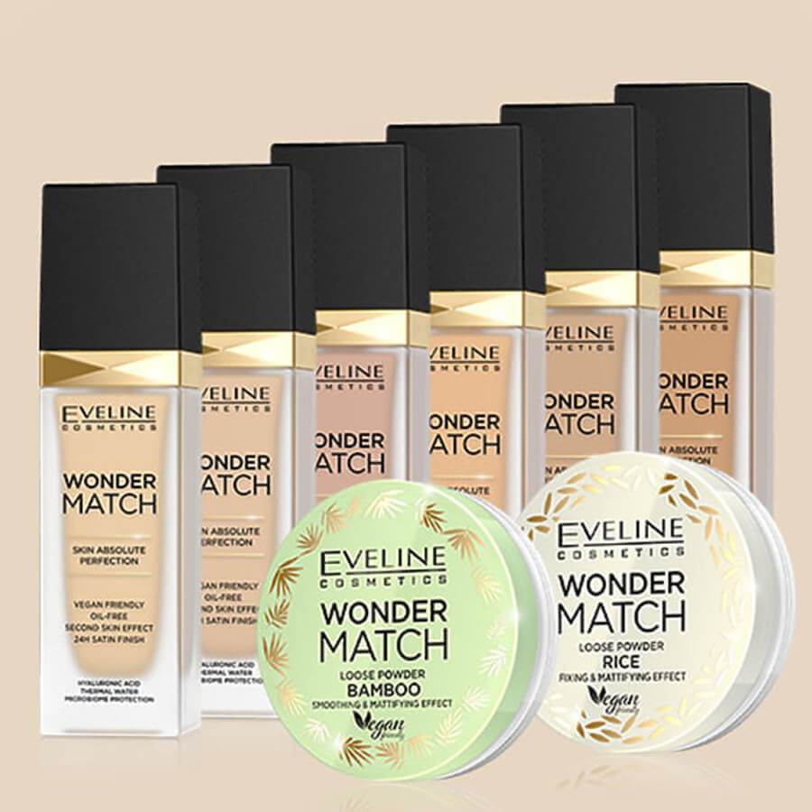 Eveline Wonder Match Foundation Satin Finish