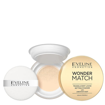 Eveline Wonder Match Translucent Loose Powder with Amethyst Dust