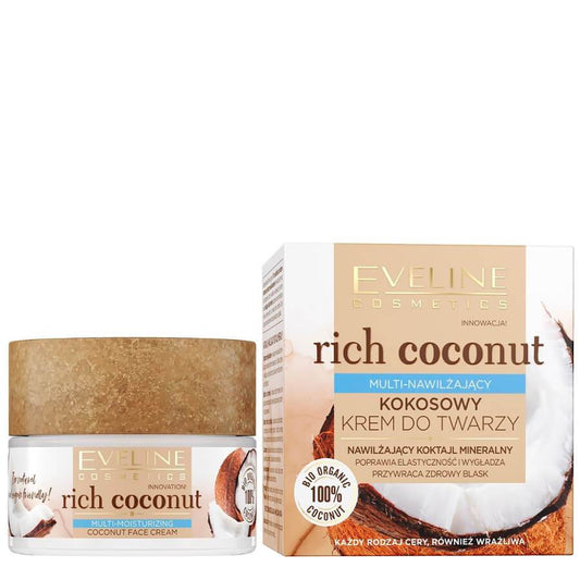 Eveline Rich Coconut Multi Moisturizing Face Cream