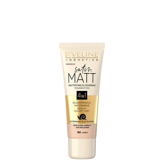 Eveline Satin Matt Mattifying & Covering Foundation