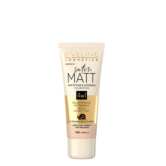 Eveline Satin Matt Mattifying & Covering Foundation