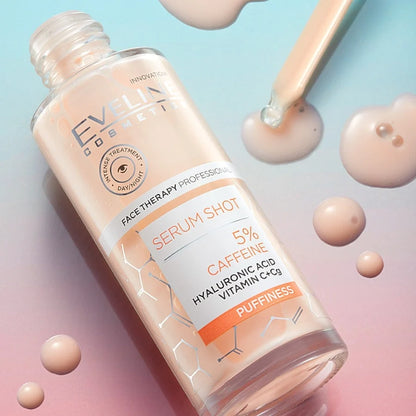 Eveline Serum Shot 5% Caffeine & Hyaluronic Acid Eye Serum Puffiness