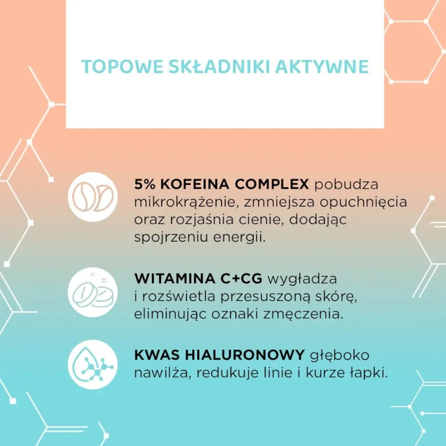 Eveline Serum Shot 5% Caffeine & Hyaluronic Acid Eye Serum Puffiness