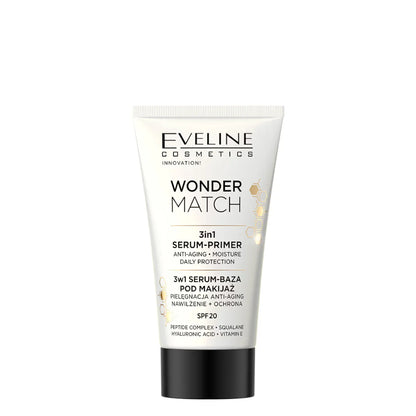 Eveline Wonder Match 3in1 Serum Primer Makeup Base SPF20