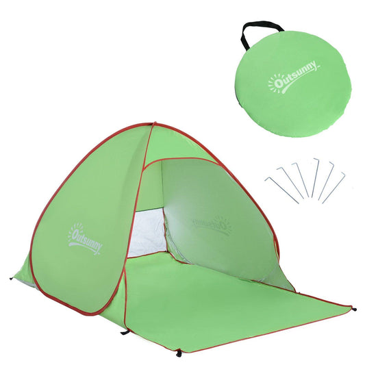 Pop Up Tent Beach Fishing Camping Uv Protection Patio Sun Shade Shelter