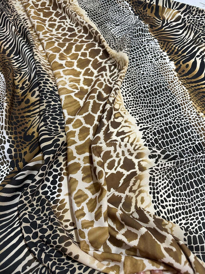 Exotic Animal Print Fabric – Fabric by Metre, Multiple Options for Sewing & Dressmaking