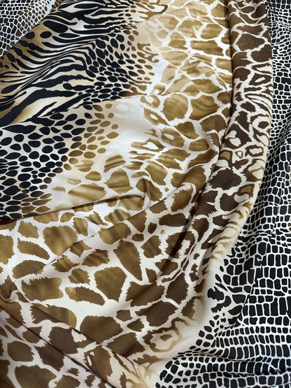Exotic Animal Print Fabric – Fabric by Metre, Multiple Options for Sewing & Dressmaking
