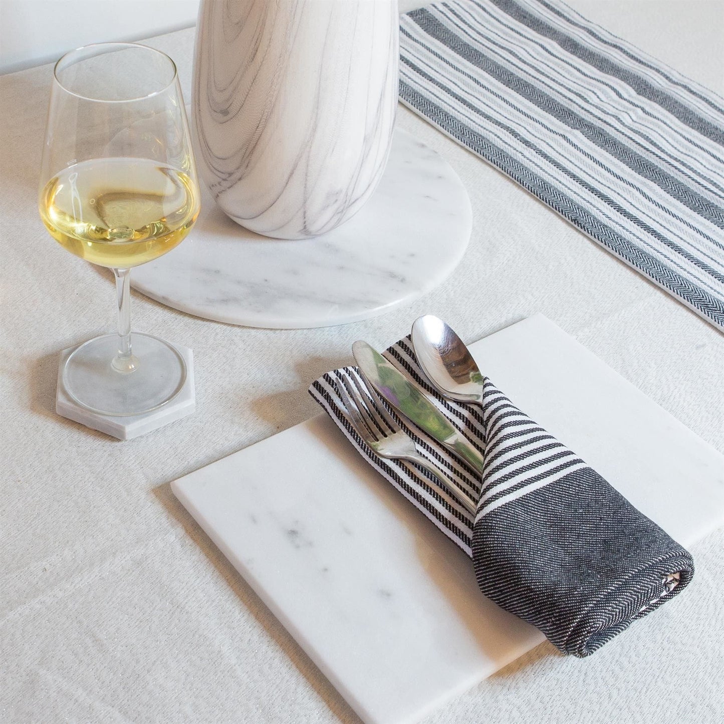 Rectangle Marble Placemats - 30cm x 20cm - Pack of Six