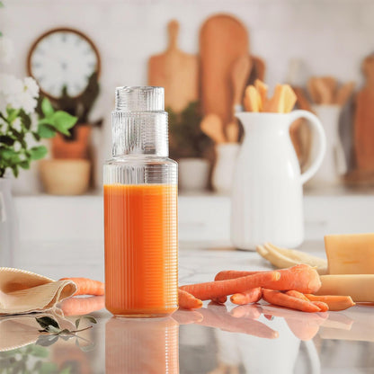 7pc 1.2L Helen Glass Carafe & Tumblers Set