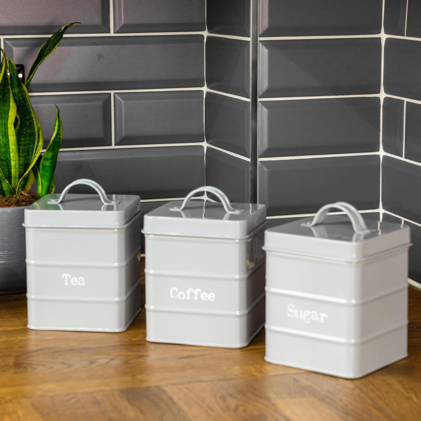 Vintage Metal Coffee Canister