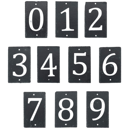 Number 4 Slate House Sign