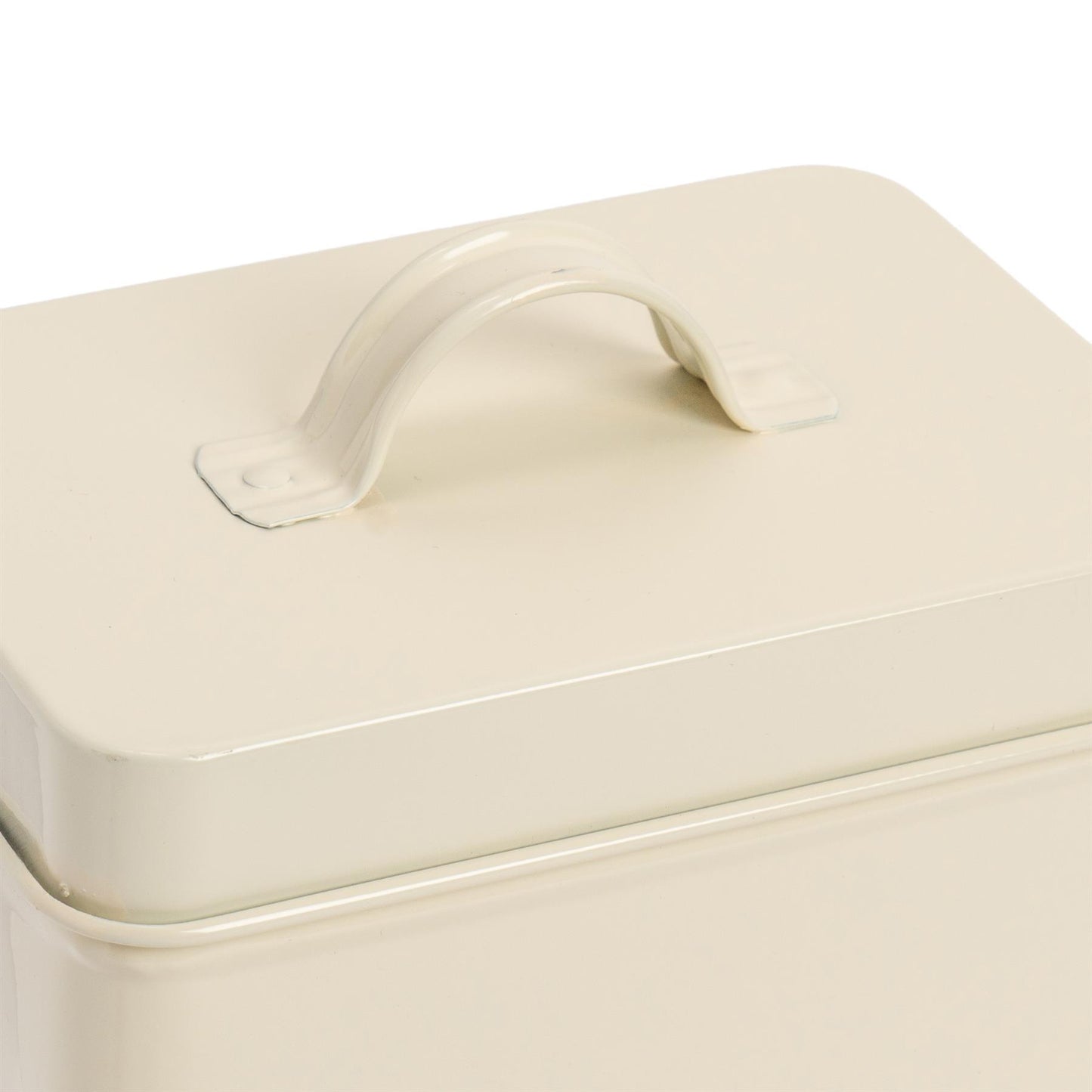 Vintage Flour Tin - Cream