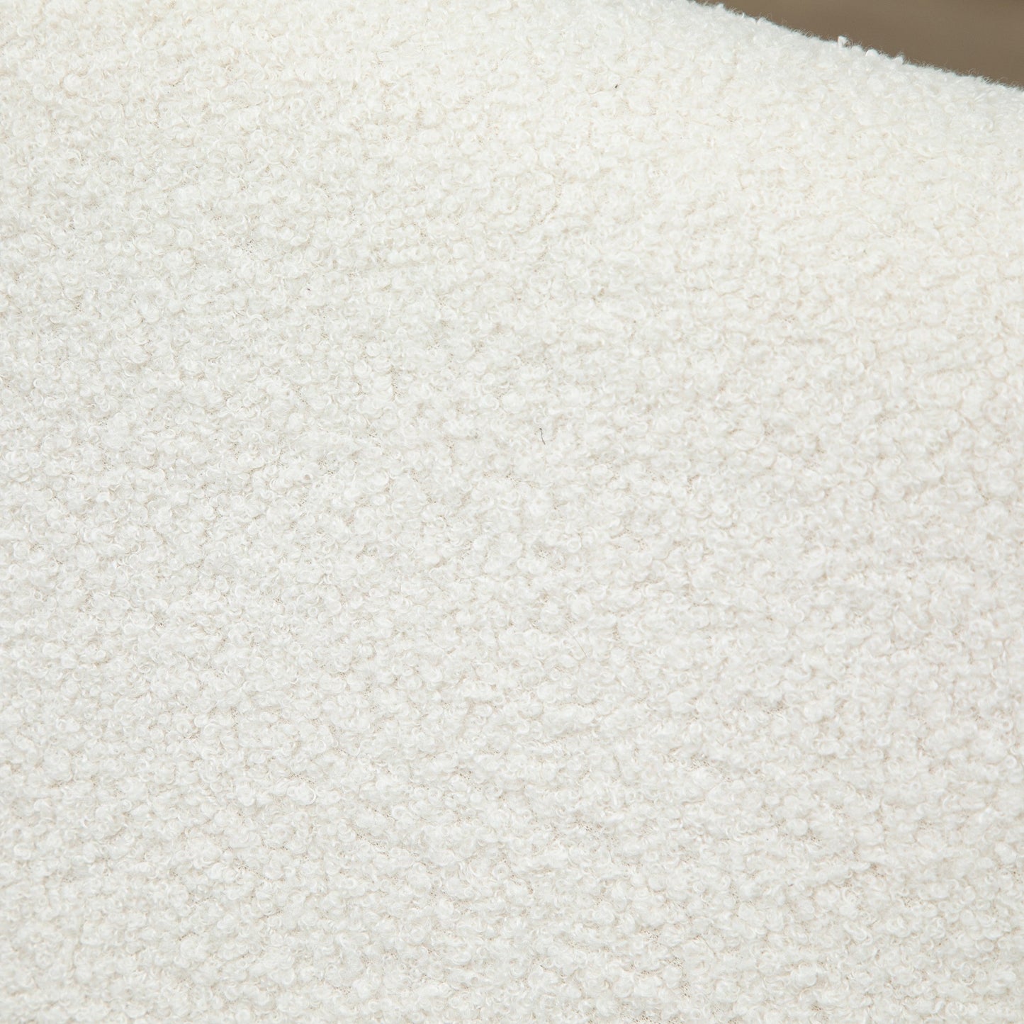 HOMCOM Rocking Chair Upholstered Armchair Wooden Accent Chair Cream