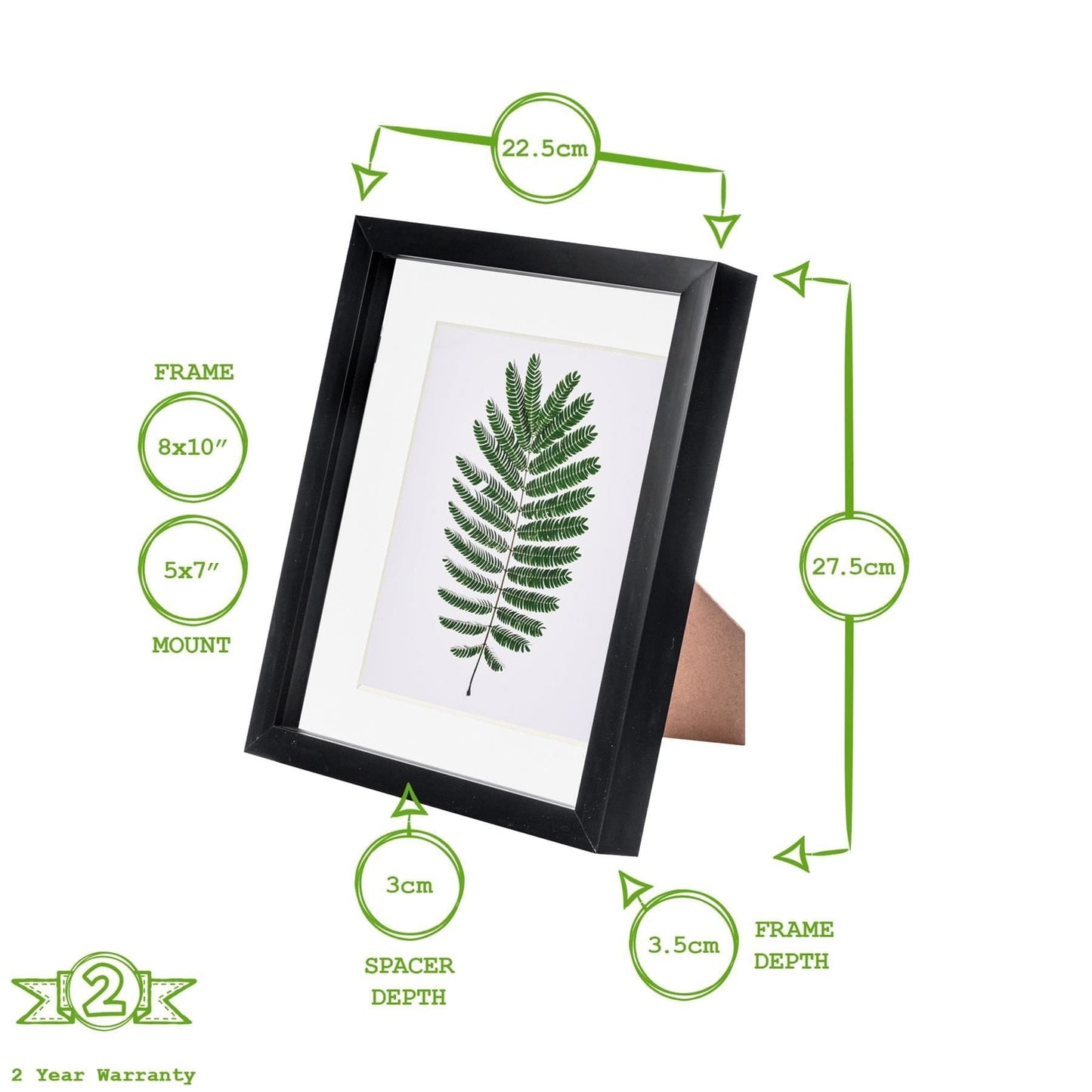 8" x 10" 3D Box Photo Frame with 5" x 7" Mount