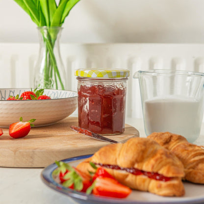 250ml Glass Jam Jars with Lids - Pack of 6
